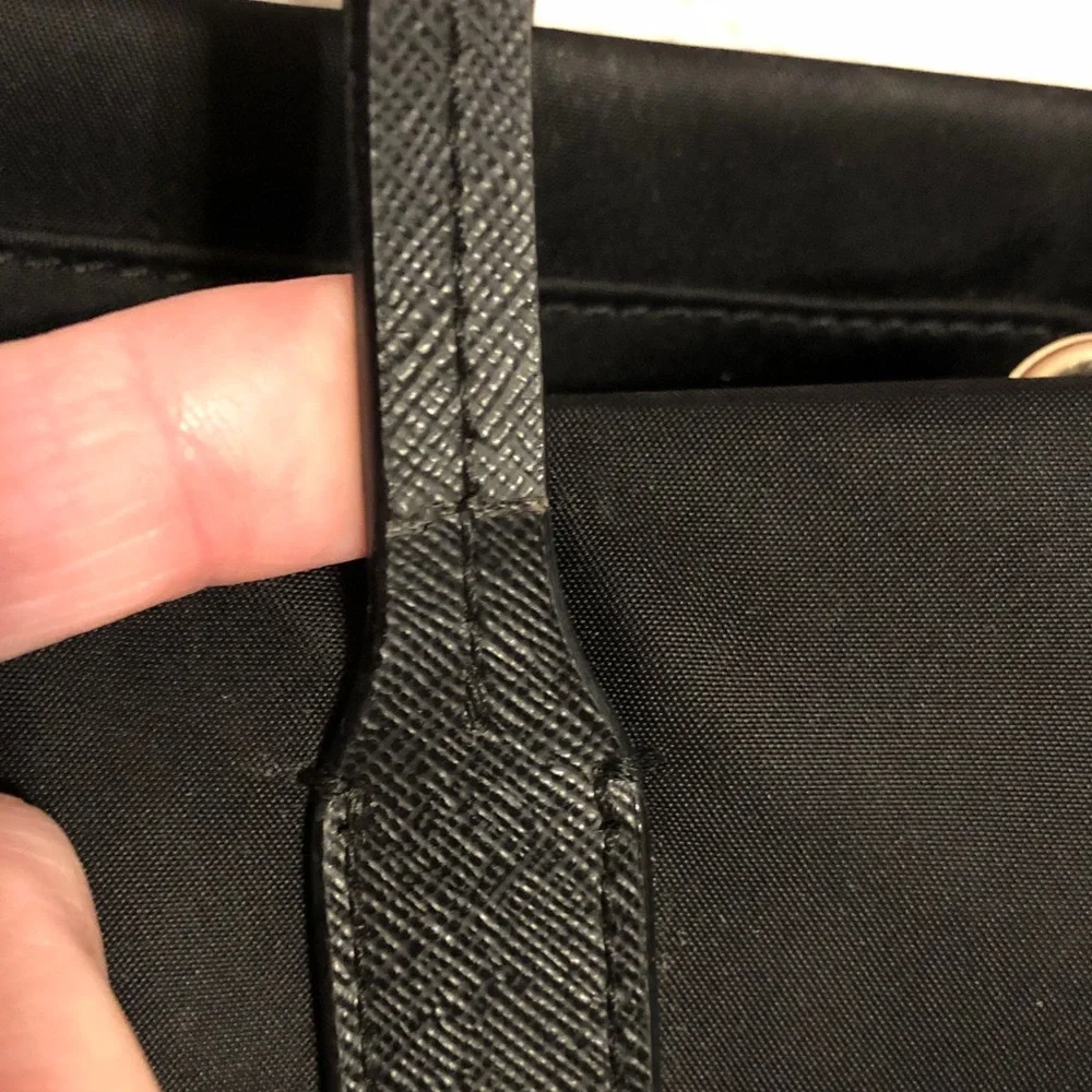 Kate Spade Classic Nylon Black Satchel Medium Size - Picture 5 of 8
